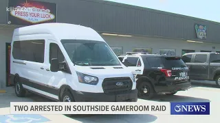 Two arrested as Corpus Christi police execute search warrant at southside gameroom