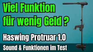 Haswing Protruar 1.0 im Test (Sound & Funktionen) | Starker E-Motor für Schlauchboote