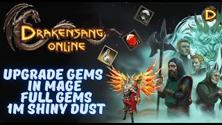 Drakensang Online, Upgrade Gems In Mage, Full Gems, 1M Shiny Dust, Drakensang, Dso