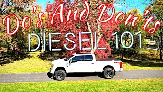 Common Mistakes On New Diesel Vehicles