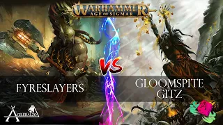 [ITA] Gloomspite Gitz VS Fyreslayers - NUOVO GH!!! Battle Report Age of Sigmar