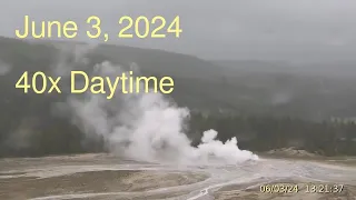 June 3, 2024 Upper Geyser Basin Daytime Streaming Camera Archive