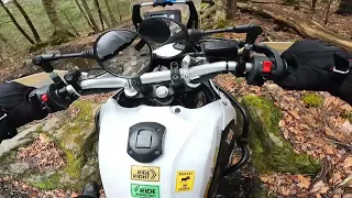 Yamaha T7 Offroad on flooded trail (2k 60fps)