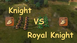 Knight vs Royal Knight in Feudal