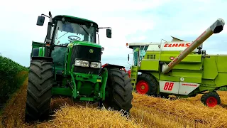 🔥🔥Pierwszy we wsi!!!🔥🔥młócenie jęczmienia ozimego🔥🔥Claas dominator w akcji 🔥🔥GR Piernik