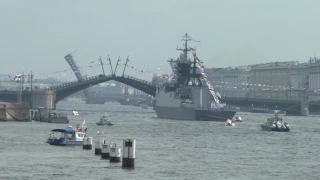 Парад ВМФ в Санкт-Петербурге, 30.07.2017