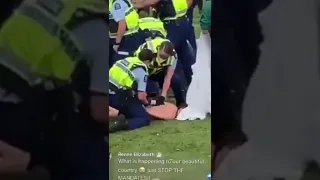 Police Brutality at Freedom Protest 2022