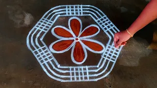 New friday padi kolam designs🌹Small rangoli designs🌹Geethala muggulu 🌹Simple kolam🌹Creative Rangolis