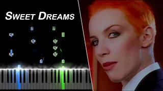 Eurythmics - Sweet Dreams (Are Made Of This) Piano Tutorial