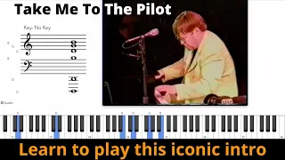 Take Me To The Pilot (Intro) PIANO TRANSCRIPTION & MIDI FILE