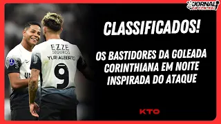 Corinthians goleia Argentinos Juniors e garante classificação! Antonio fala sobre Cássio!