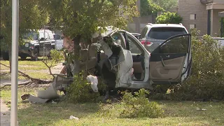 Car crashes into pole in northwest Miami-Dade, killing driver
