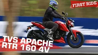 TVS Apache RTR 160 4V | Best RTR Yet? First Ride Review | ZigWheels