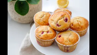 In de mix - Eigen Cake: Muffins met frambozen en kokos