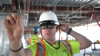 Construction workers try Trimble Connect for HoloLens for the first time.. here is what happened!