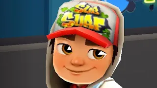 I got my new high score in subway surfers on my first attempt