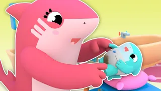 ¡Baby Shark, necesitas cambiar tu pañal sucio! ¡Apesta! - Canciones de hábitos saludables para niños