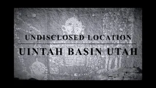 Ute Indians killing Spaniards and Ancient Script Petroglyphs (Uintah Basin Utah).