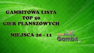 Top 50 Gier Planszowych – miejsca 20 – 11