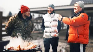 Щука не смогла проглотить живца! Новое блюдо в садже. Закрытие зимнего сезона. Зимняя рыбалка 2021.