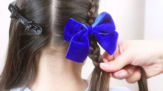 Три простые прически для школы /  #прически для девочки в школу / #прическа на длинные волосы
