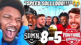 SPEED WAS SELLING!!!!!😭| Sidemen Charity Match 2023 LIVE Reaction