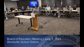 Board of Education Meeting | June 7, 2023