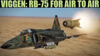 AJS37 Viggen: RB-75 For Air To Air Use Tutorial | DCS WORLD