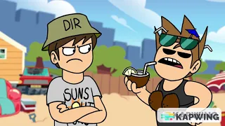Eddsworld - Surf & Turf Wars pt. 1 But Only When Edd Is On Screen