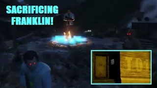 Sacrificing Franklin & Chiliad Tunnels Hidden T01 Box! - GTA 5 Secrets & Easter Eggs