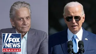 'Hollywood has-been' Michael Douglas mocked for defense of Biden