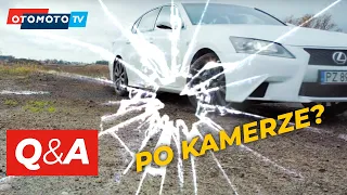 Kręcę bączki Lexusem *zniszczyłem kamerę* | Q&A OTOMOTO TV