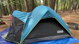 Coleman 6 Person Carlsbad with Screen Room Fast Pitch Set Up Review