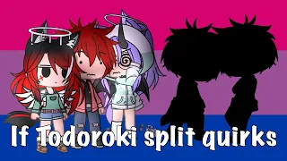 If Todoroki split quirks | Inspired | Slight Kiritodo | Read desc please