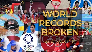 ALL WORLD RECORDS Broken at the Tokyo Olympics as of Aug 5 (More Details in Description)