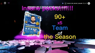 Nhl 23 Crazy Team of the Season pack opening!!!!!