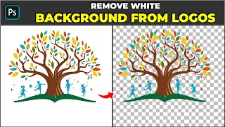 Remove White Background from Logos - Photoshop Tutorial