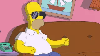 The best Simpsons Couch Gag ever.,