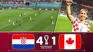 CROATIA 4 - 1 CANADA | Group F | FIFA World Cup Qatar 2022™ | Full Match Streaming