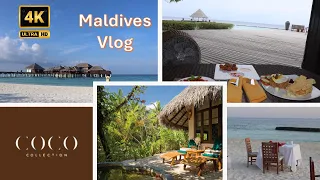 Maldives | Coco Bodu Hithi | Beach Villa | 4K HDR Vlog