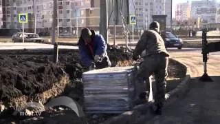 Липецк. Мост. В Липецке открыли для движения новый участок улицы Стаханова