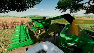 Harvesting Corn Farming Simulator 22 #98