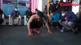 Manipur youth breaks Guinness world record for most push ups in 1 min