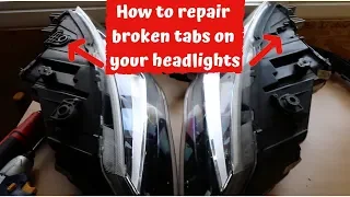 How to repair car headlight