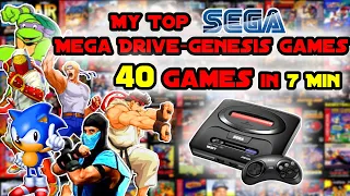 My Top 40 Sega Mega Drive /genesis Games in 7 Min