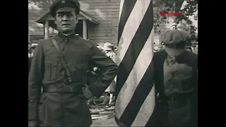 Ukrainian Park Elizabeth New Jersey 1930 Army Veterans silent movie УГА
