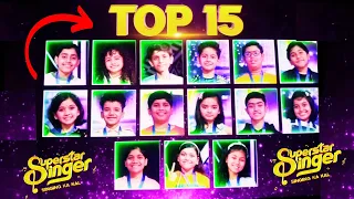 Top 15 Contestants Superstar Singer 3 Selected | Superstar Singer Season 2024 Top 15 Contestants |