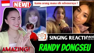 RANDY DONGSEU | Ketika cowok indo pegang Gitar + Nyanyi bule bule auto terkagum | REAKSI 🇮🇩😍