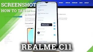 How to Turn Off Screenshot Sound in REALME C11 - Camera Settings