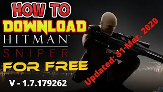 how to download and install hitman sniper for free in mobile - android 100% working